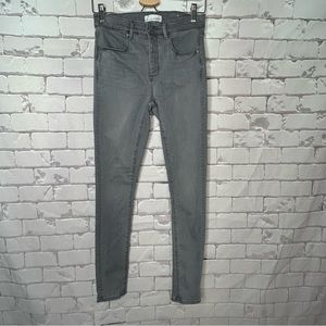 LOFT Gray Slim Pocket Leggings Size 27 (size 4)